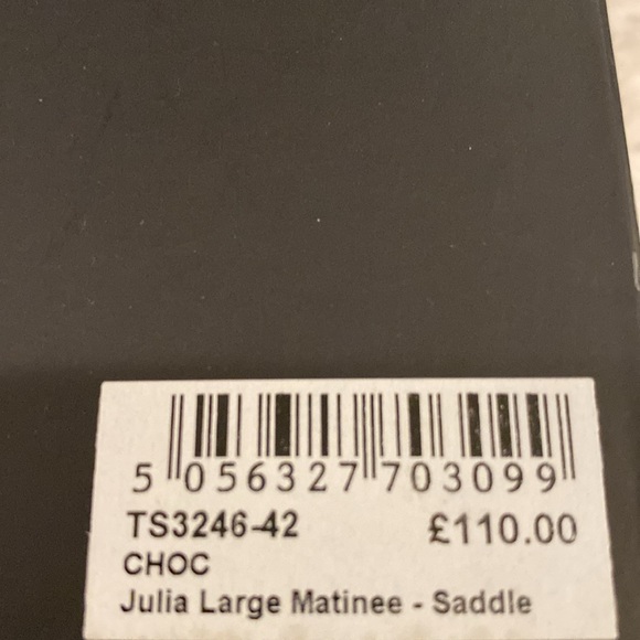 OSPREY LONDON Saddle Leather Julia Large Matinee Wallet by Graeme Ellison - Picture 4 of 7